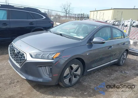 2020 Hyundai Ioniq Hybrid Sel z USA, uszkodzony, nr VIN KMHC85LC4LU207699